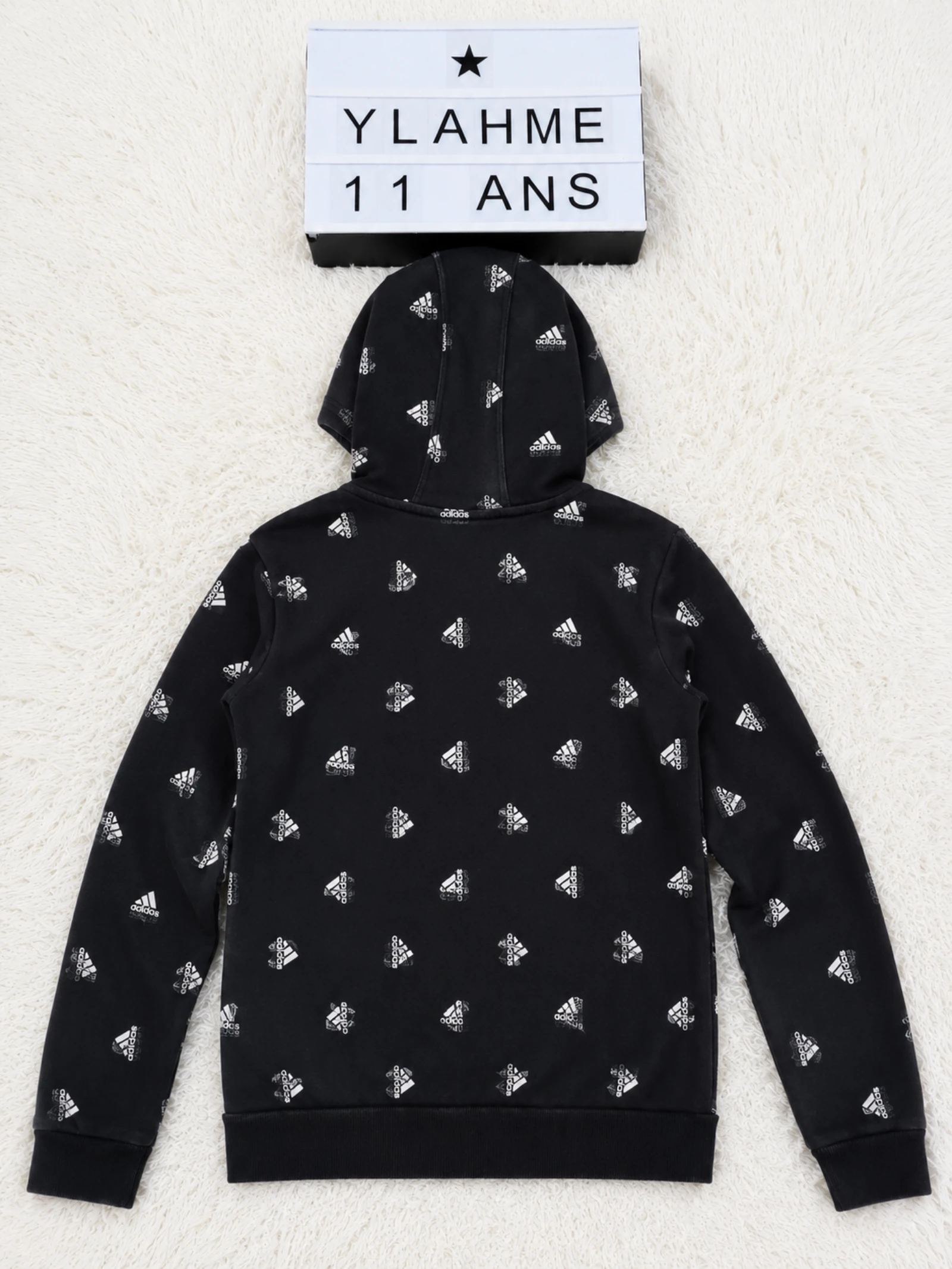 Zwarte Adidas hoody 11-12 jaar 👒 – photo 6
